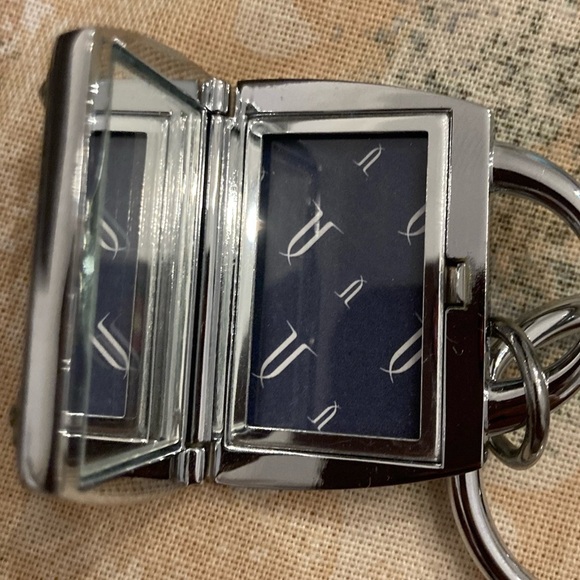 WHBM Jeweled “Purse” Locket Keychain or Bag Charm NWT - Picture 2 of 6